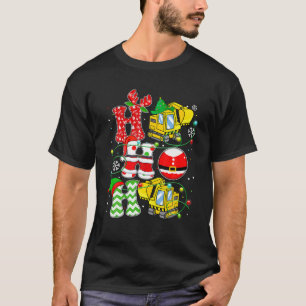 Santa Claus Ho Ho Ho Grabator Digger Christmas Pa T-Shirt