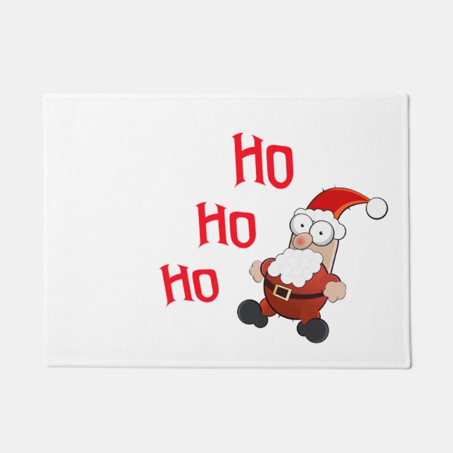 Santa Claus ho ho ho ho Fußmatte (Vorderseite)