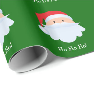 Santa Claus Ho Ho Ho Musterpapier Geschenkpapier