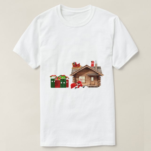 SANTA CLAUS HUSTLE UNISEX T-SHIRT (Design devant)