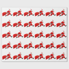 Santa Claus Hustle Weißwrapping Paper Geschenkpapier