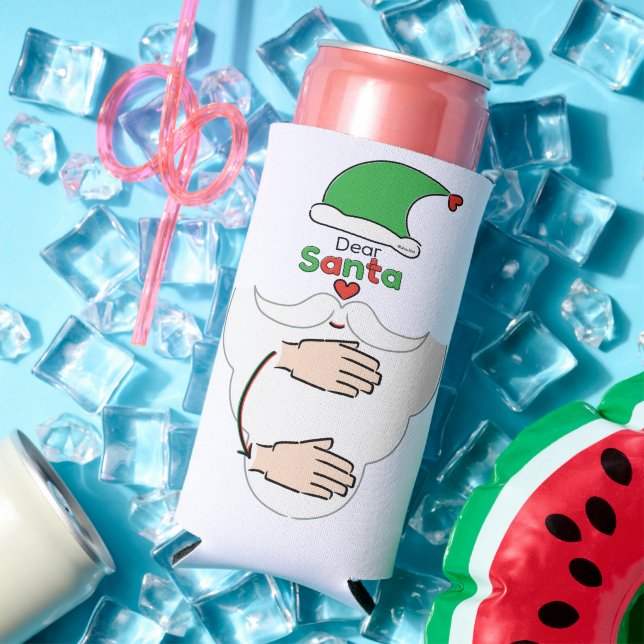 Santa Claus in American Sign Language Selters Dosenkühler (In Situ Sommer)