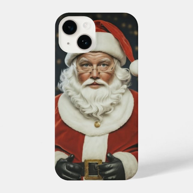 Santa Claus iPhone 14 Hülle (Rückseite)