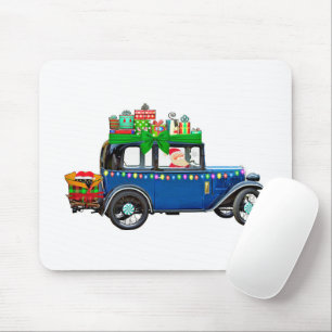 Santa Claus Jalopy Mousepad