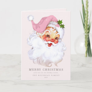 Santa Claus Jolly Carte de vacances famille/entrep