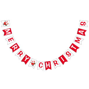 Santa Claus Joyeux Noël Bund drapeaux