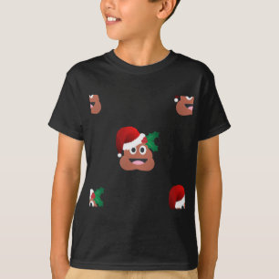 santa claus kackte emoji T-Shirt