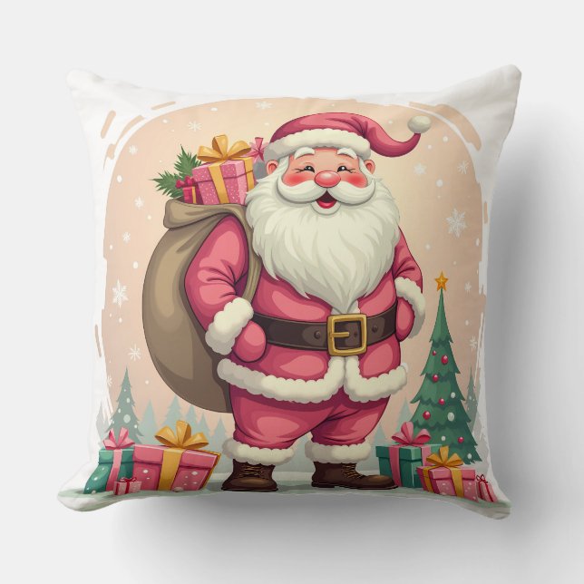 Santa Claus Kissen (Vorderseite)