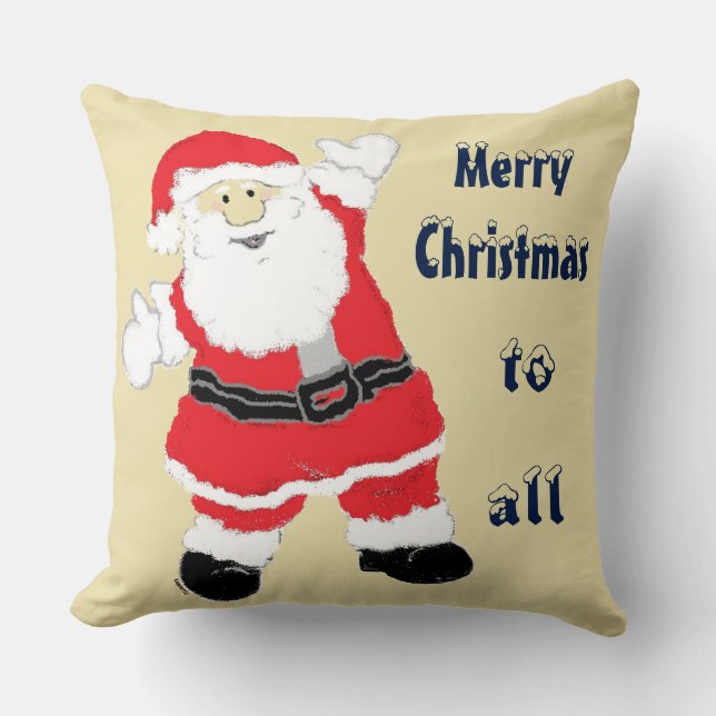 Santa Claus Kissen (Vorderseite)