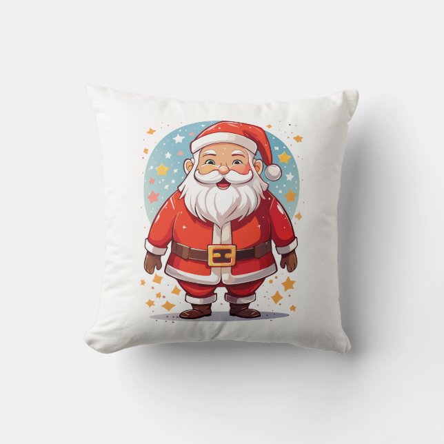 Santa Claus Kissen (Vorderseite)