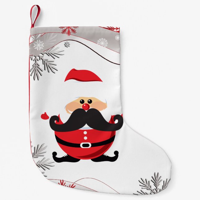 Santa Claus Kleiner Weihnachtsstrumpf (Vorderseite)