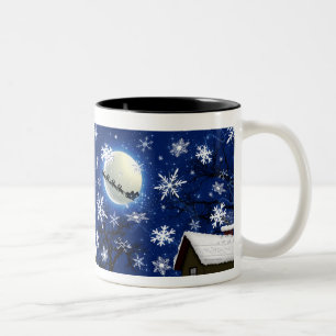 Santa Claus kommt in die Stadt Kaffeetasse
