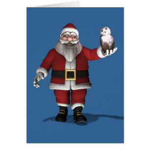 Santa Claus Lieben Snowy Owl