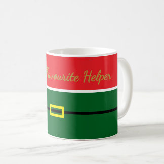 Santa Claus Lieblingshelfer Weihnachtsgeschenk Kaffeetasse