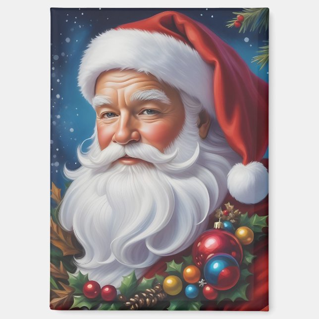 Santa Claus Magnet (Vorderseite)