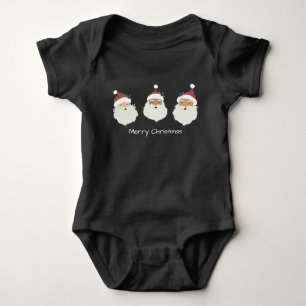 Santa Claus Merry Christmas Baby Strampler