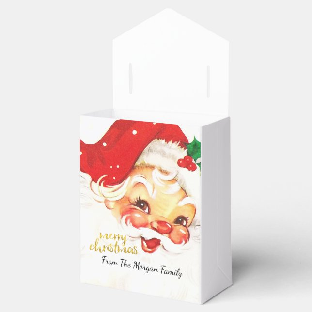 Santa Claus Merry Christmas Geschenkschachtel (Geöffnet)