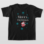 Santa Claus Merry Christmas T-Shirt<br><div class="desc">Weihnachtsmann froh Weihnachten T - Shirt.</div>