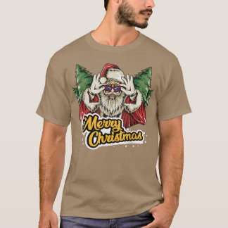 Santa Claus Merry Christmas Ugly Christmas Christm T-Shirt