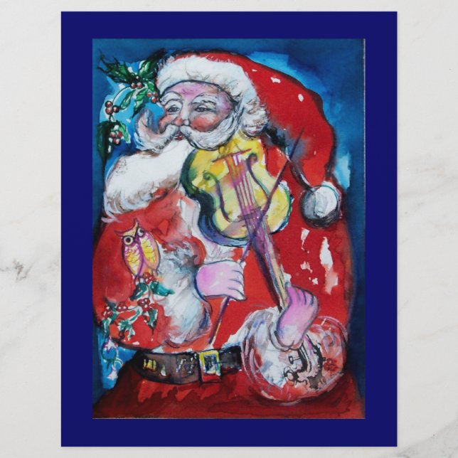 SANTA CLAUS MIT VIOLIN FLYER (Vorne)
