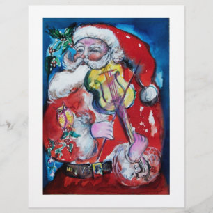 SANTA CLAUS MIT VIOLIN FLYER