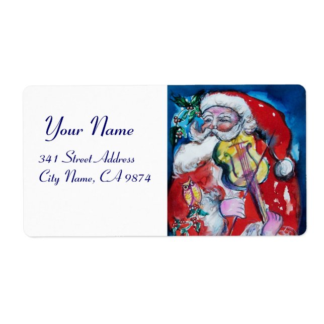 SANTA CLAUS MIT VIOLIN Musikalisches Weihnachtsfes (Vorne)
