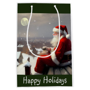 Santa Claus Mittlere Geschenktüte