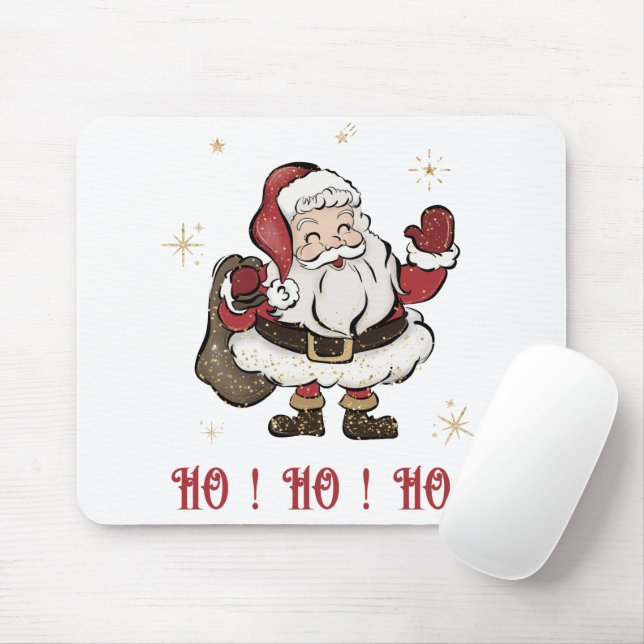 Santa Claus Mousepad (Mit Mouse)