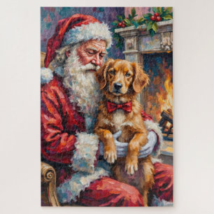 Santa Claus Nova Scotia Duck Tolling Retriever
