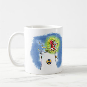 Santa Claus nuageux 2 côté mug