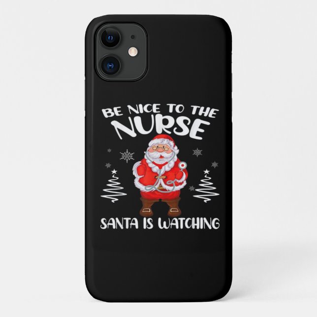 Santa Claus Nurse Case-Mate iPhone Hülle (Rückseite)