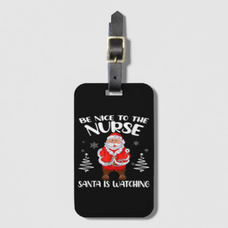 Santa Claus Nurse Gepäckanhänger