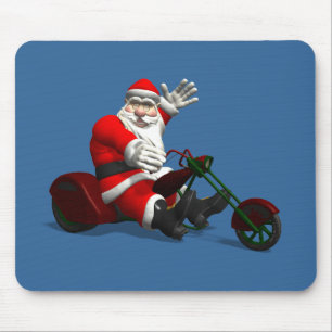 Santa Claus on Trike Mousepad