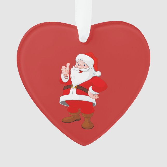 Santa Claus Ornament (Vorderseite)