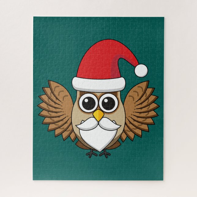 Santa Claus Owl (Vertikal)