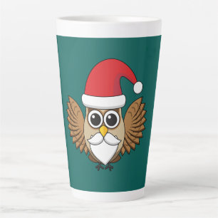 Santa Claus Owl Milchtasse