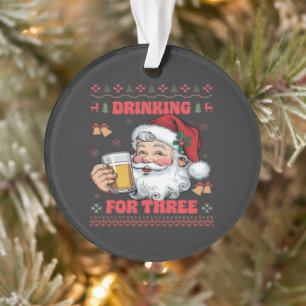 Santa Claus Paar Weihnachten Ornament