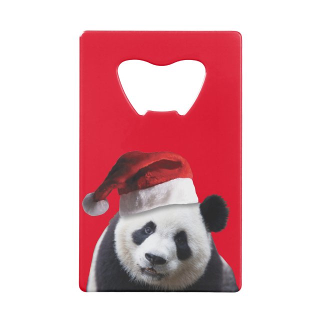Santa Claus Panda Bear Geldbeutel Flaschenöffner (Rückseite)