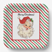 Santa Claus Papierplatte