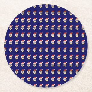 Santa Claus Pattern Untersetzer