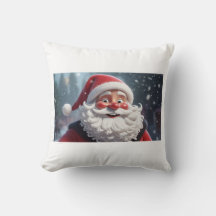 Santa Claus Pillow - Festliche Weihnachtsdekoratio