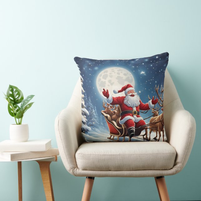 Santa Claus Pillow Kissen (Stuhl )