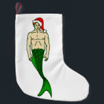 Santa Claus Redhead Merman Christmas Mermaid Kleiner Weihnachtsstrumpf<br><div class="desc">"Santa Redhead Merman Christmas Mermaid" ,  "ugly Christmas",  "Santa Claus",  "Christmas Mermaid",  "Santa Claus Mermaid",  "Santa Mermaid",  "Christmas Merman",  Mermen,  Merman,  Christmas,  Christmas</div>