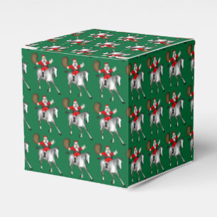 Santa Claus Reiten Geschenkschachtel