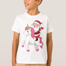 Santa Claus reiten unicorn
