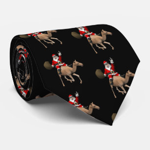 Santa Claus Riding A Camel Krawatte
