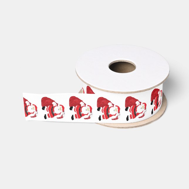 Santa Claus Ripsband (Spule)