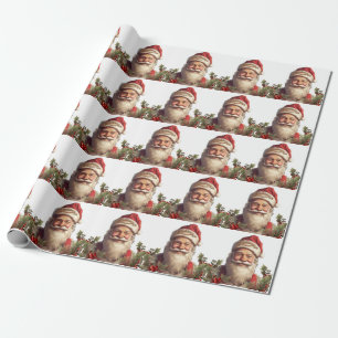 Santa Claus Saint Nicholas Weihnachtsfeiern Geschenkpapier