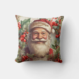 Santa Claus Saint Nicholas Weihnachtsfeiern Kissen
