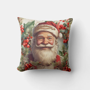 Santa Claus Saint Nicholas Weihnachtsfeiern Kissen